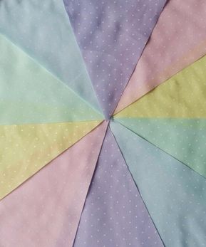 Pastel Colours Bunting
