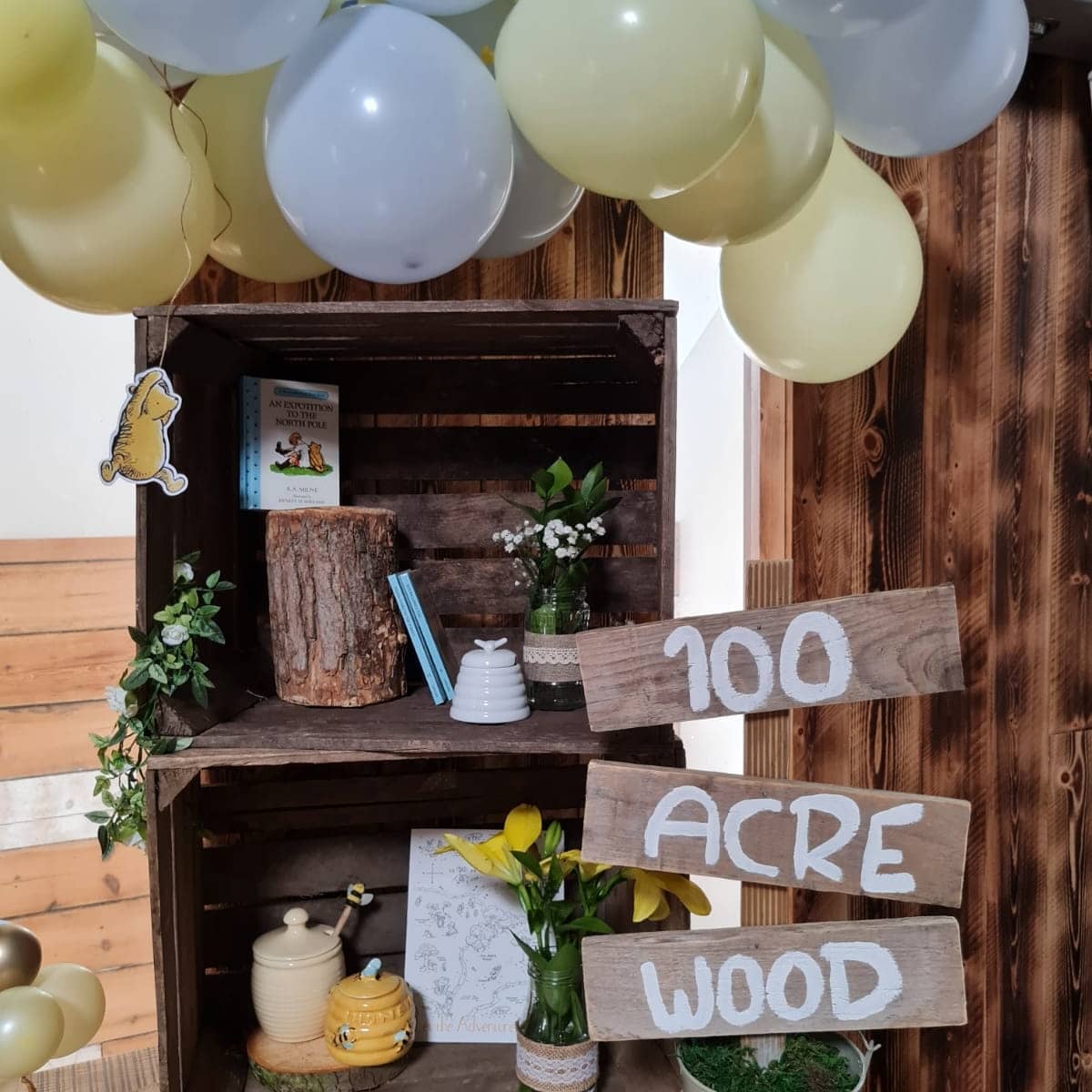 100 Acre Wood Table Sign