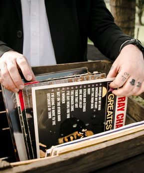 Records in Crate