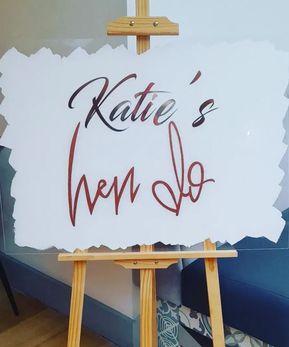 Personalised Hen Do Sign